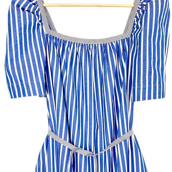 Baum und Pferdgarten Aiko Mixed Stripe Organic Cotton Midi Dress, 8 - Picture 10 of 13